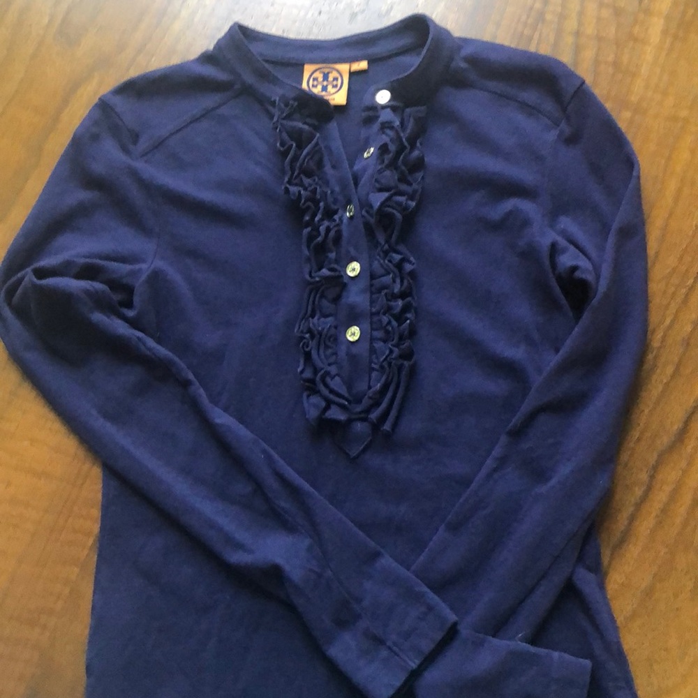 Tory Burch purple top